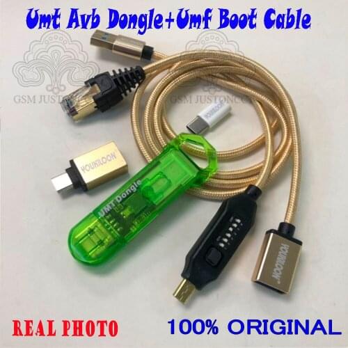 2021 original new UMT Pro Key / UMT PRO 2 dongle ( UMT+ Avengers 2 in1 dongle ) + UMF ALL BOOT CABLE