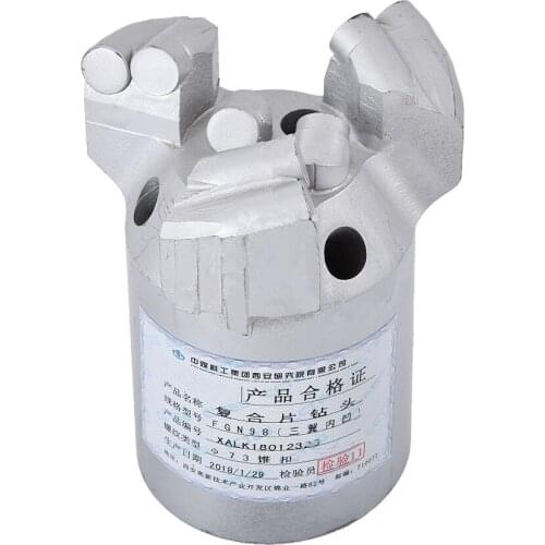 Recommend! 98mm Reinforced Type Composite Drill Bit FGN98 Drill Bit Well Drilling PDC Drag Bit With 2 Fastening Strip Hot Sale