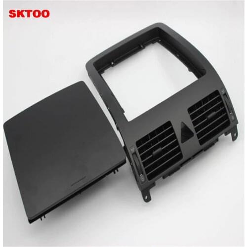SKTOO For Volkswag Touran 2005-2010 dashboard storage box center console with cover debris box dashboard air conditioning outlet