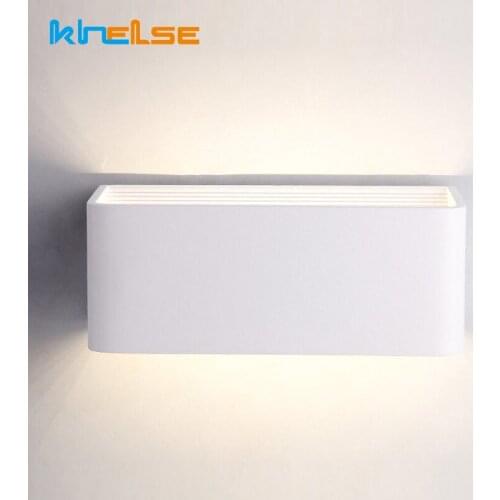 Modern Simple Bedroom LED Wall Lamps Fixture 6W 8W 12W 18W Indoor Living Room Corridor Lighting Aluminum AC85-265V