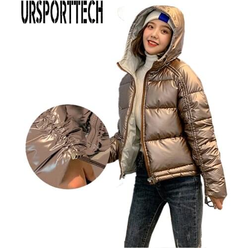 Женские зимние парки URSPORTTECH China At AliExpress