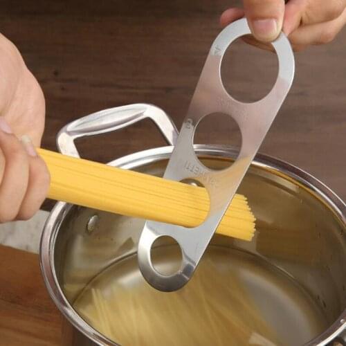 1PCS Easy Clearing Pasta Ruler Measuring Stainless Steel Measurer Cooking Tools