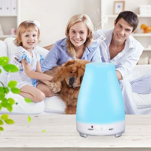 100ml Led Essential Oil Diffuser Humidifier Usb Aromatherapy Grain Vase Aroma 7 Colors Night Lights For Home Led Lamp Electric