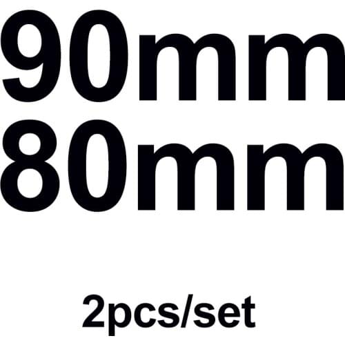 2pcs 90mm 80mm Auto Accessory Hood Front Grille Label Trunk Boot Rear Sticker Covers For Octavida Bora Jetta Fabia Car Styling