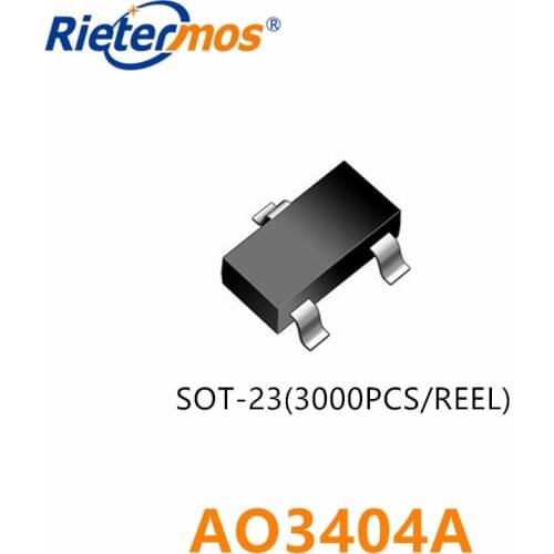 3000PCS N-CHANNEL 30V 5.8A AO3404 AO3404A SOT23 HIGH QUALITY