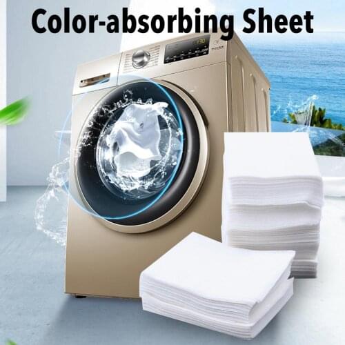 Anti-Color Dyed Leaves Laundry Color Run Remove Sheet Anti-stain Absorbent Color Catcher For Washing Machine