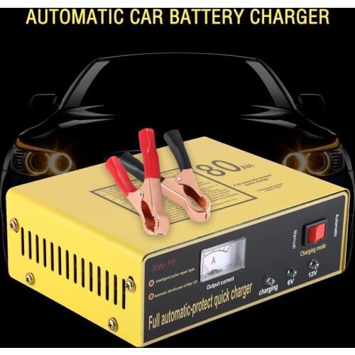 Automatic Car Battery Charger Intelligent 6V/12V Full Automatic Electric Car Battery Charger For Lead Acid Battery US Plug