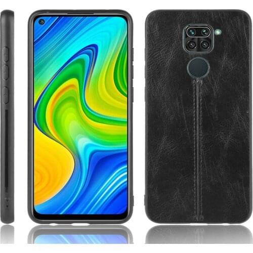 For Xiaomi Redmi 10X 4G Case Genuine Leather Cover For Xiaomi Redmi 10X 4G Phone Cases Back Capas Fashion Funda