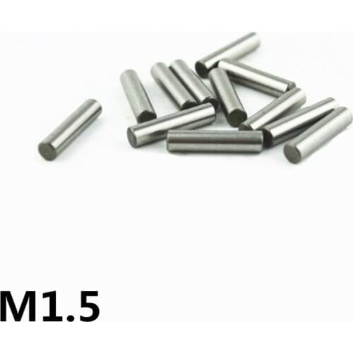 100pcs 1.5 mm Bearing Steel Cylindrical Pin Locating Pin Needle roller Thimble Length 4 5 6 7 8 10 11 12 14 16 17 18 21