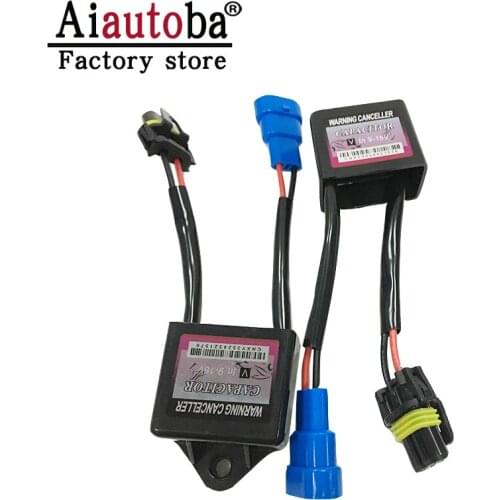 Xenon HID Bulb Conversion Kit Error Free Anti-flicker Decoder Warning Canceller Capacitor Warning Canceller C6 Hid Error Code