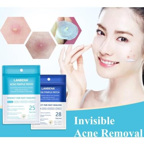 LANBENA Day/Night Acne Removal Pimple Patch Tea Tree Extract Invisible Stickers Acne Treatment Pimple Remover Face Skin Care