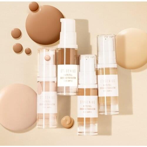 Lightweight Concealer Foundation Trial Set Matte Breathable Long-lasting Nude Makeup Brighten Skin Colour Moisturize Skin