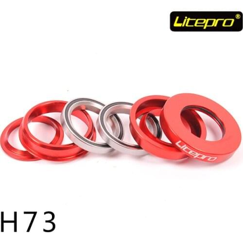 Litepro H73 Built-In 44mm Bearing Headset Only 73g Folding Bike Refuting Bicycle Parts