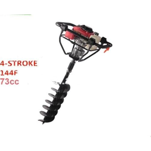 Powerful engine 4 strokes 144F Engine Gasoline Ground Drill/Earth Auger for drilling hole well drilling equipment
