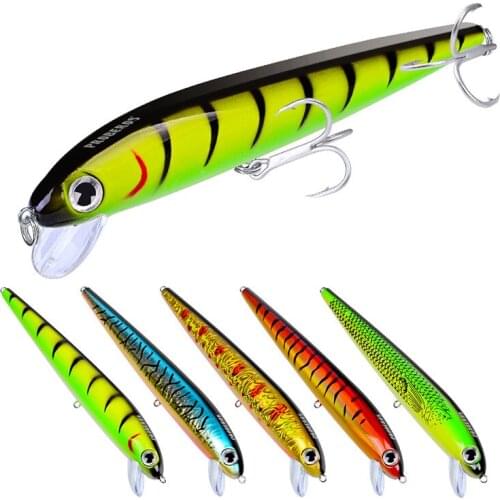 YKpesca 30g Plastic Minnow Fishing Jerk Bait Plastic Bass Fishing Lure Wobbler Bait Floating Artificial Minnow Hard Baits