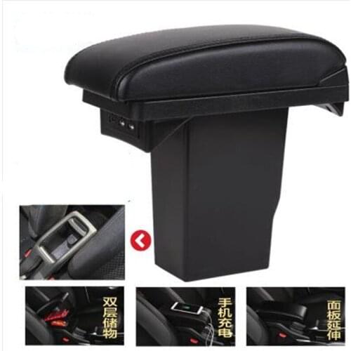 For Peugeot 301 Citroen C3-XR Elysee armrest box Universal Central Storage Box modification accessories