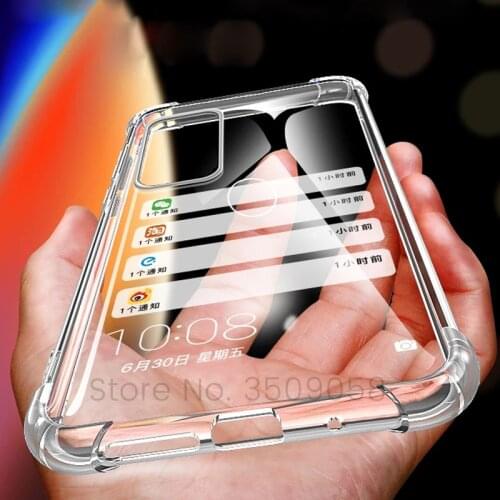 Realmic21 case transparent airbag phone cover for oppo realmi relme realme c21 c 21 21c realmec21 6.5'' silicon shockproof coque