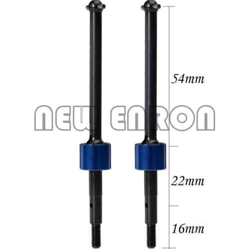 RC #107874 107877 2Pcs Harden Steel CVD Swing Drive Shaft Universal For RC HPI Racing Car 1/10 WR8 3.0 Ford Flux Ken Block Rally