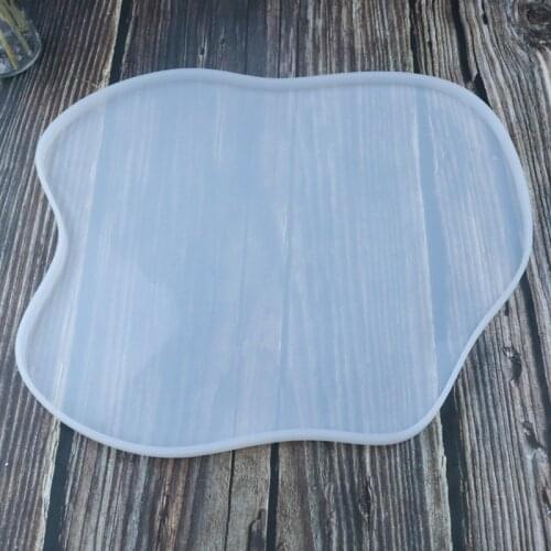 Diy crystal epoxy silicone mold irregular cloud tray handmade mirror silicone Resin mold