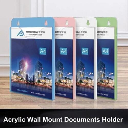 A5 Removable Hanging Wall File Holder Post Mail Letter Literature Book Magazine Document Folder Pocket Brochure Display