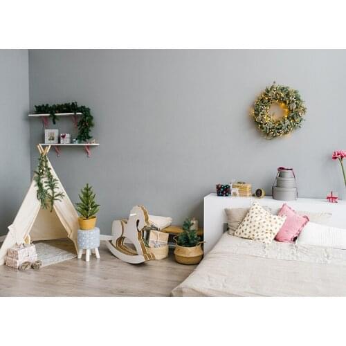 SHENGYONGBAO Vinyl Custom Photography Backdrops Flower and Wood planks Christmas Theme Photo Studio Background 1910232426FF-03