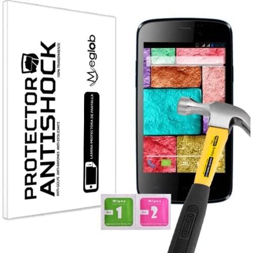 Protector de Pantalla Anti-Shock Anti-Golpe Anti-arañazos Compatible con Lava Iris 410