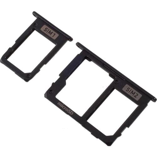10 pcs/lot CFYOUYI SIM + SIM / Micro SD Card Tray Slots Part (2 pcs) for Samsung Galaxy J5 (2017) J530 SIM Card Tray