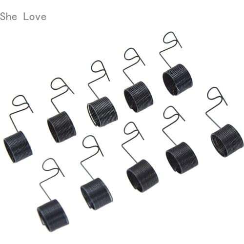 Chzimade 10pcs Vintage Pedal Household Sewing Machine Gripper Parts Spring Lockstitch Thread Tension