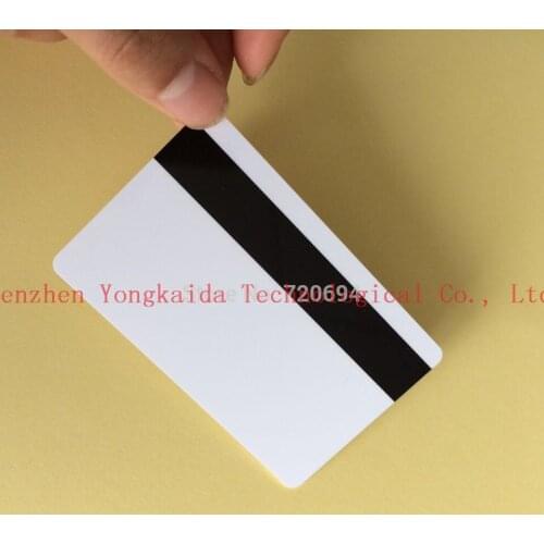 1000PCS/LOT CR80 EMV Hi-CO MagStrip PVC Credit Blank Cards Magnetic Card
