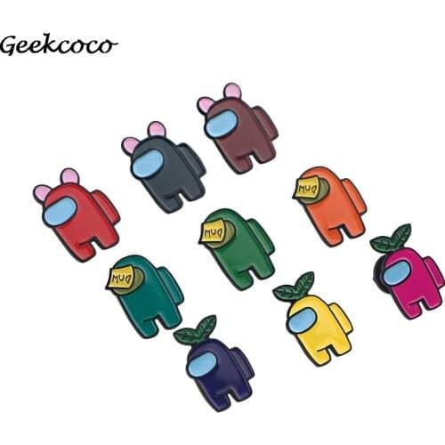 20pcs/lot J1804 Funny Cartoon Enamel Pins Brooch Badge Women Men Lapel Backpack Bags Cute Jewelry Kids Gifts