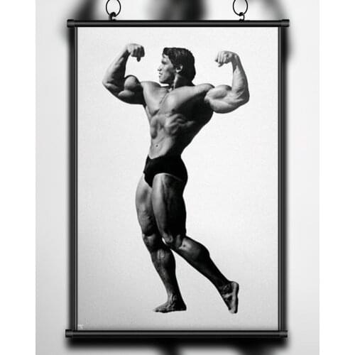 28 Custom Poster Silk Home Deco ARNOLD SCHWARZENEGGER Bodybuilding Motivational Gigantic Strong Wall Art Christmas Gift