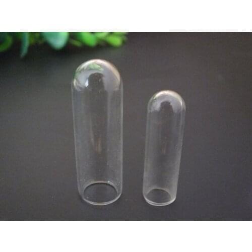 Free ship!! Clear tube shape glass globe pendant/ mini glass globe vial jewelry pendant diy art necklace