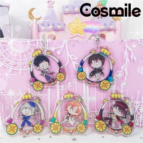 Cosmile Bungo Stray Dogs Atsushi Nakajima Dazai Akutagawa Keychain Wallet Keyring Creative Acrylic Cosplay Fan Gift New C