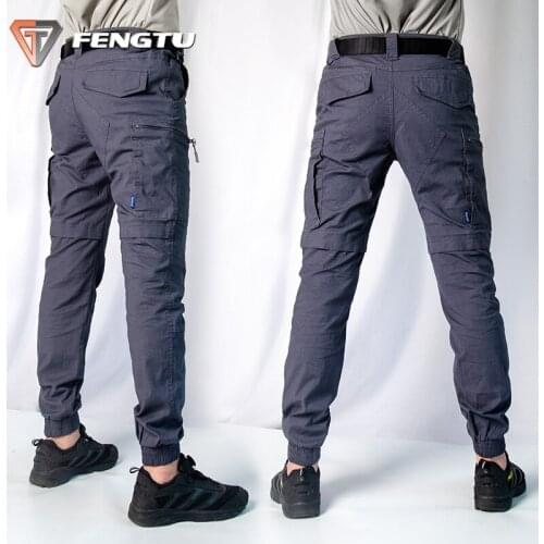 High Quality Khaki Casual Pants Men Military Tactical Joggers Camouflage Cargo Pants Multi-Pocket Fashions Black Army Trousers