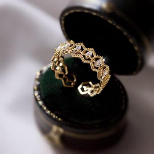 French lace open wide index finger ring Jewelry for Japanese and Korean Chaozhou people