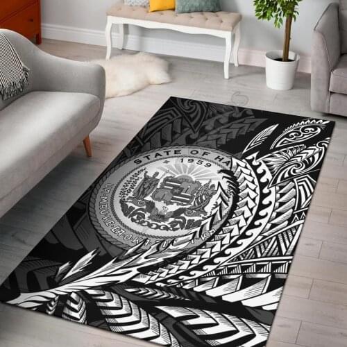 Hawaii Area Rug Wings Style Carpet Home Decoration Living Flannel Print Bedroom Non-slip Floor Rug