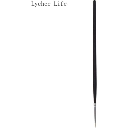 Lychee Life 000 Super Fine Clay Brush DIY Doll Face Makeup Draw Line Pen Painting Modeling Pointed Detail Polymer Clay Tools