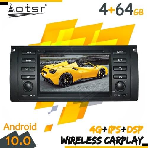 Android Tape Radio Recorder Car For BMW X5 M5 E39 E53 1995 - 2003 GPS Navi Multimedia Player Stereo Autoradio Carplay Head unit