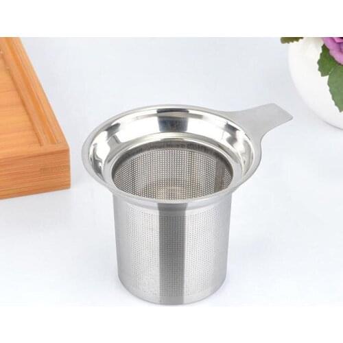 New Arrive Stainless Steel Mesh Tea Infuser Reusable Strainer Loose Tea Leaf Filter DHL FEDEX Free