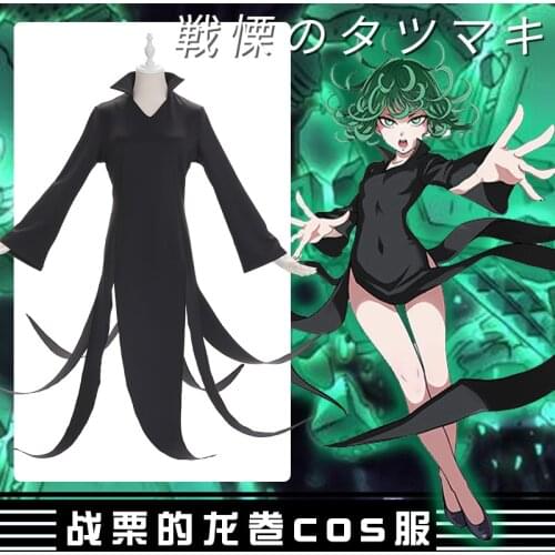 One-Punch Man Senritsu no Tatsumaki Cosplay Costume Terrible Tornado Dresses Anime One Punch Man Cosplay Women Outfit