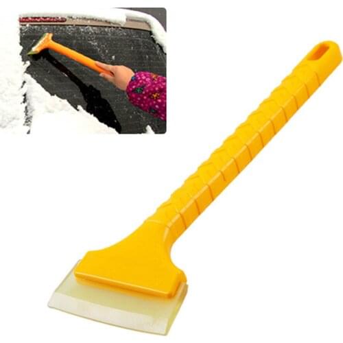 Car Snow Ice Scraper With Handle Vehicle Windshield Windscreen Snow Shovel Removal Brush Cleaning Tool labor-saving Snow Remover