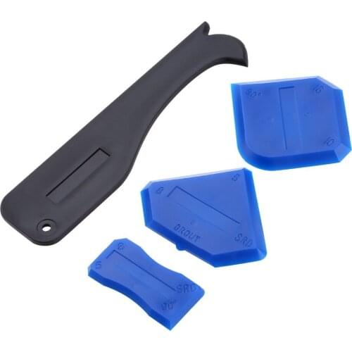 High Quality 4pcs Sealant Tool Caulking Tool Kit for Bathroom Kitchen and Frames Sealant Seals Sealant Scraper Silicone Trowel
