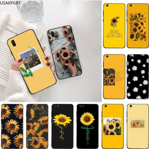 Yellow flower Small daisy sunflower Phone Case For Vivo Y91c Y17 Y51 Y67 Y55 Y7s Y81S Y19 V17 vivos5