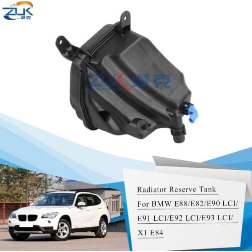 ZUK Coolant Expansion Tank Liquid storage For BMW E88 E82 135 For E90 E91 E92 E93 LCI 335 For X1 E84 For N55 Engine