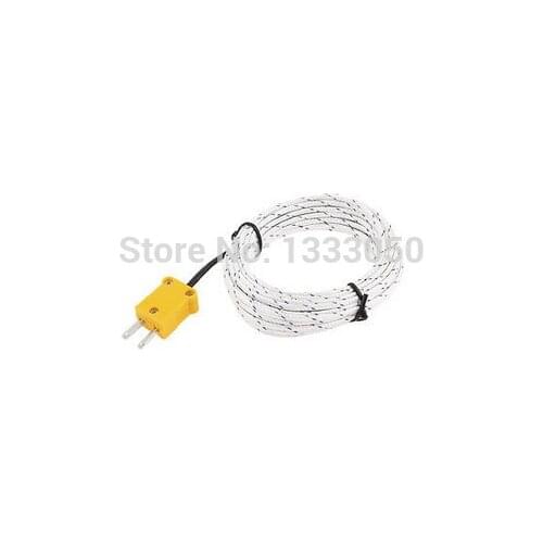 Free Shipping 0.5M/1M/2M/3M/4M/5M Length Cable K Type Thermocouple Temperature Measuring Probe Sensor -50C to 550C