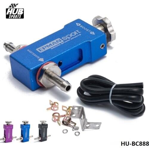 1-30PSI Universal Boost Tee Manual Boost Controller Turbocharger (Color: Black,Blue,Purple) For Scion HU-BC888