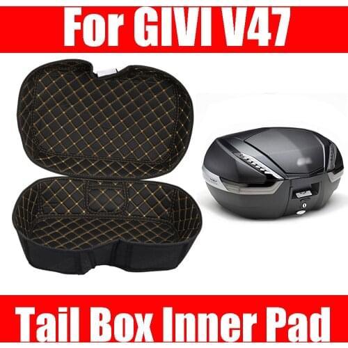 For GIVI V47 Motorcycle Accessories Rear Luggage Storage Box Liner Pad Rear Seat Bag Inner Tail Case Trunk Box Lining Protector