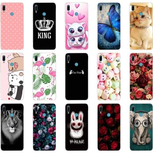 Case For Huawei y6 2019 Case Silicon TPU Cover Soft Phone case For Huawei Y6 2019 MRD-LX1 MRD-LX1F