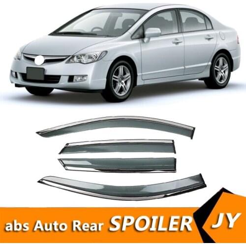 For Honda Civic 2004-2007 Window Visor Vent Shades Sun Rain Deflector Guard For s Auto Accessories 4PCS/SET