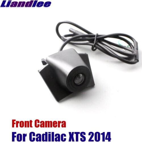 Liandlee Car Front View Camera For Cadilac XTS 2014 Car parking camera Waterproof Wide Degree Logo Embedded